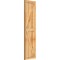 Ekena Millwork Framed Board-n-Batten Shutters w/Z-Bar, Rough Sawn Western Red Cedar, 16 1/8W x 60H, PR RBF06Z16X060RWR - alternate 5